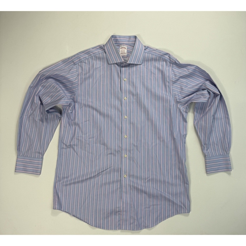 Brooks Brothers Men 16-34 Madison Fit Button Shirt Modern Designer Career Office